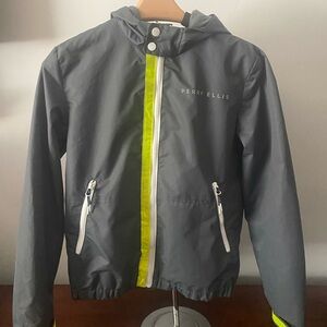 Perry Ellis Kids Charcoal Jacket with Lime Highlights